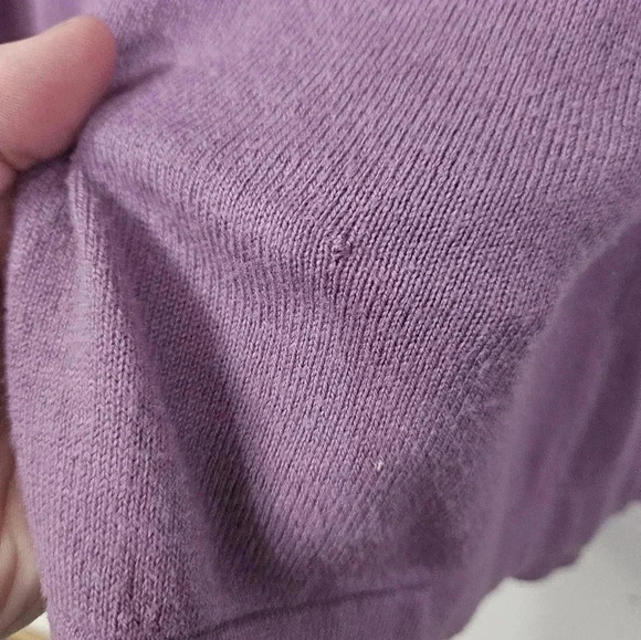 J. Jill purple button down cardigan! - Picture 2 of 7